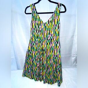 Calvin Klein V-Neck Babydoll Style Dress Size 6